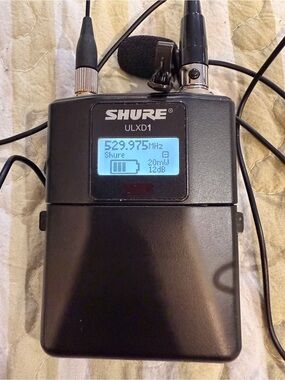 SHURE ULXD1-G50 Band 470-534 MHz Wireless Bodypack Mic Transmitter & Microphone